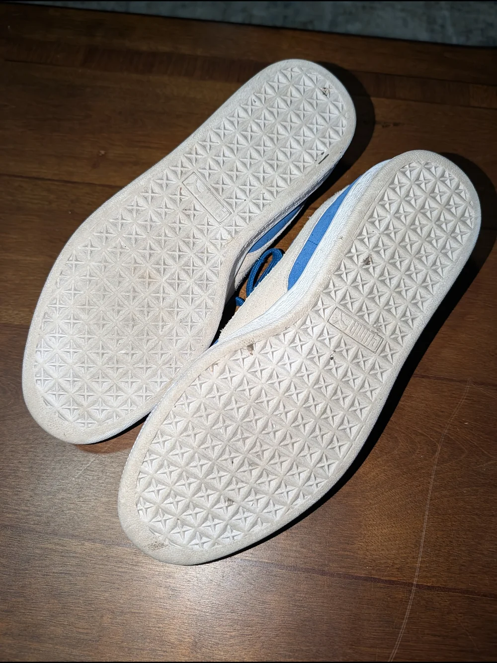 Puma Blue Suede Classic Sneakers - GENTLY used